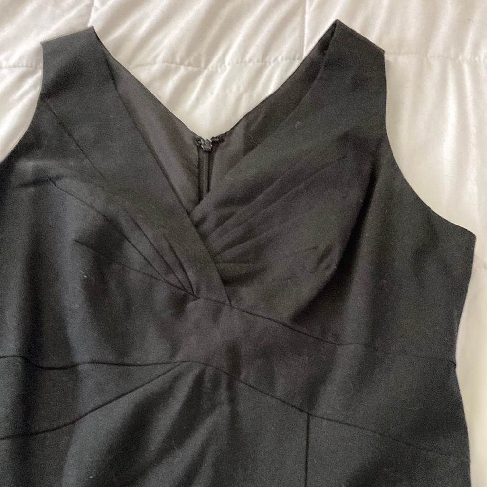 Ann Taylor Black size 4 Petite.  Lined with zipper back.